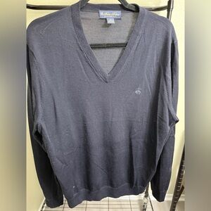 Brooks Brother V-Neck Sweater - Navy